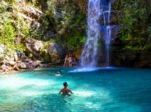 O parque tem 240 mil hectares e é apenas uma parte da região da Chapada dos Veadeiros, que é considerada Patrimônio Mundial pela Unesco. (Foto: Divulgação)