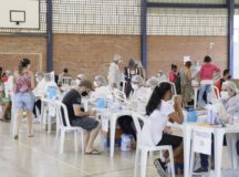 Mais de 800 testes rápidos foram realizados na terceira ação, sábado passado, no Parque Marajó. (Foto: Linice Moreira)