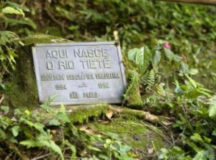 Nascente do Rio Tietê fica na cidade de Salesópolis, região conhecida como Serra do Mar. (Foto: Divulgação)