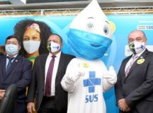 O ministro da Saúde, Eduardo Pazuello, durante o lançamento da Campanha Movimento Vacina Brasil. (Foto: Divulgação)