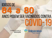 Covid-19: Valparaíso de Goiás começa a vacinar idosos de 80 a 84 anos