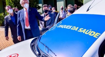 Hospital de Luziânia recebe ambulância da CBF
