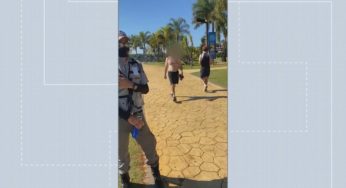 Mulher é repreendida por segurança ao usar a parte de cima do biquíni no Pontão do Lago Sul, em Brasília