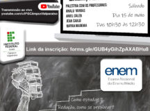 Dicas para estudar para o Enem? Live será no sábado,15 de maio