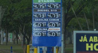 Após sexto reajuste no ano, preço da gasolina passa de R$ 6 no DF