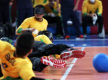 Seleção masculina vence Turquia e avança às semifinais do goalball