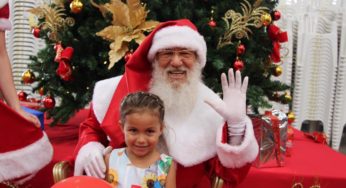 Papai Noel chega em Ceilândia na loja do Fort Atacadista neste sábado