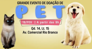 Doação de pets será realizada no próximo sábado em Valparaíso