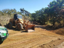 Fiscalização Ambiental coibe extração ilegal de cascalho em Valparaíso