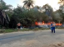 Meio Ambiente e Infraestrtura contém incêndio em Valparaíso