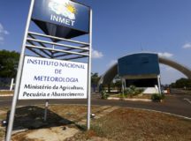 Fachada do instituto nacional de meteorologia (INMET), em Brasília.