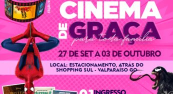 Circuito Cine Drive In nas Cidades será realizado em Valparaíso