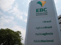 Fachada da sede da EBC em Brasília.