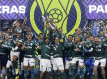 Palmeiras vence América-MG e recebe troféu de campeão Brasileiro