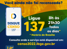 IBGE lança o Disque-Censo para todos os municípios de Goiás