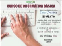 BIBLIOTECA MUNICIPAL CORA CORALINA OFERECE CURSO BÁSICO DE INFORMÁTICA