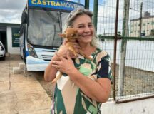 Defensora da causa animal, Drª Zeli (UB) visita castramóvel de Cristalina e fala sobre os benefícios do controle populacional