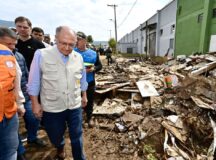 Rio Grande do Sul, 10.09.2023 - Presidente da República em Exercício Geraldo Alckmin, visita áreas destruídas pelas chuvas no Rio Grande do Sul e anuncia medidas de ajuda. Foto Cadu Gomes/VPR